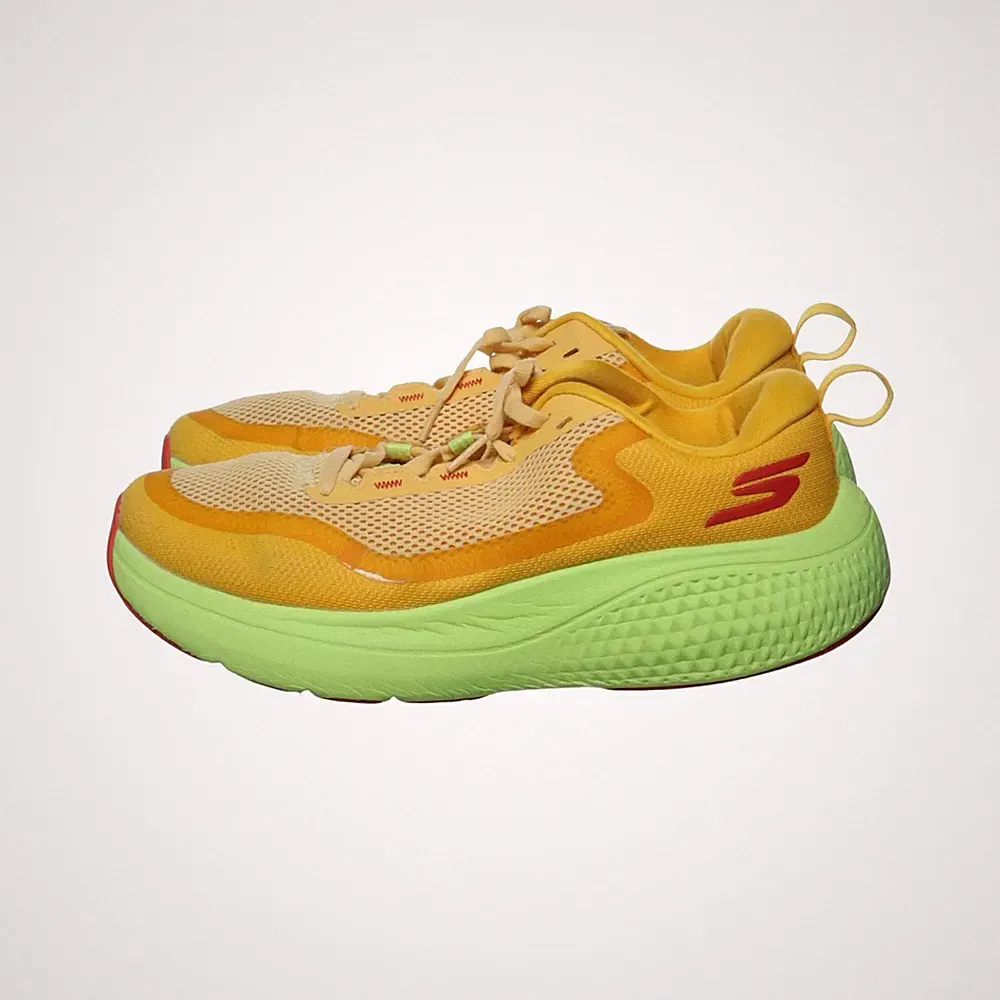 Skechers, Laufschuhe, Größe: 43, Gelb/Grün/Rot, Damen #EY7