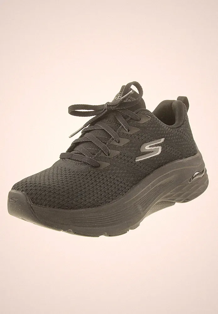 Skechers MAX CUSHIONING ARCH FIT Sneakers Laufschuhe Fitness Damen schwarz