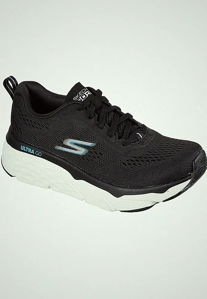 Skechers MAX CUSHIONING ELITE DESTINATION POINT Laufschuhe Fitness Damen schwarz