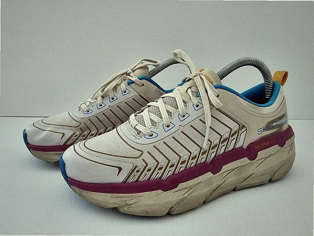 Skechers Max Cushioning Premier Sneaker Damen Grau Größe UK 4,5 US 7,5 EU 37,5