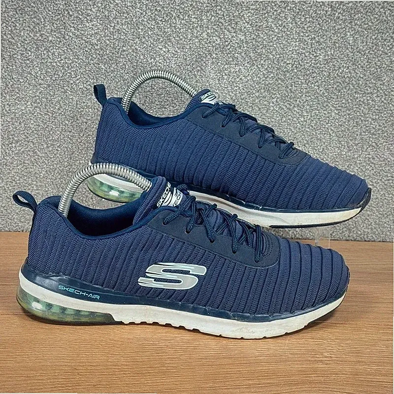 Skechers Skech-Air Navy Blue Sneaker UK 6 EU 39 Air Cushion Laufschuhe