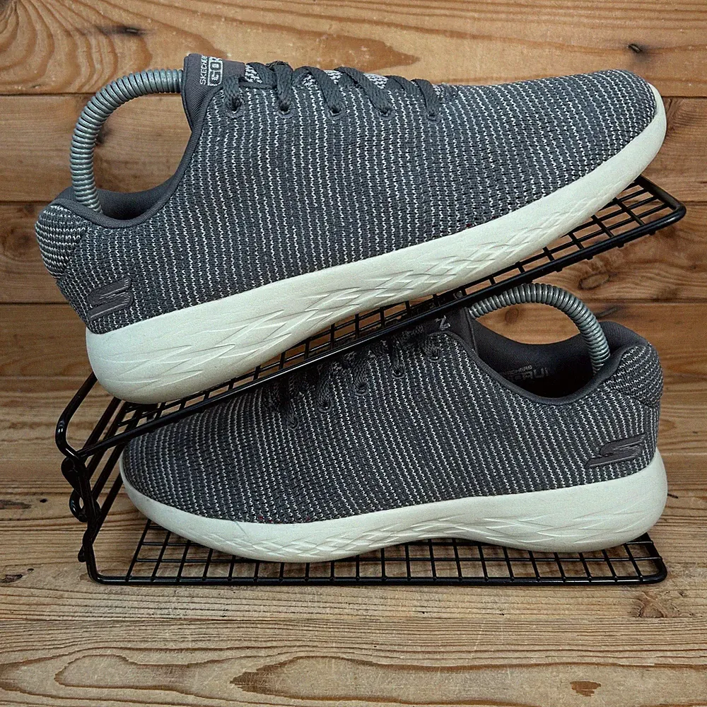 Skechers Sneaker Damen Größe UK 5 GoRun 600 Grau Walking Comfort Fitnessschuhe
