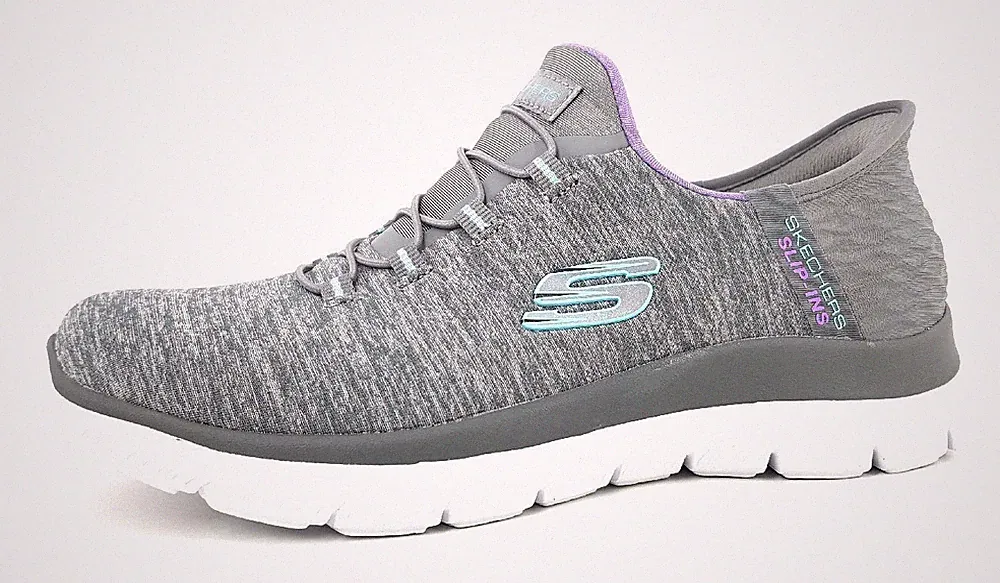 Skechers Summits Sportschuhe Damen Sneaker Laufschuh Grau Freizeit