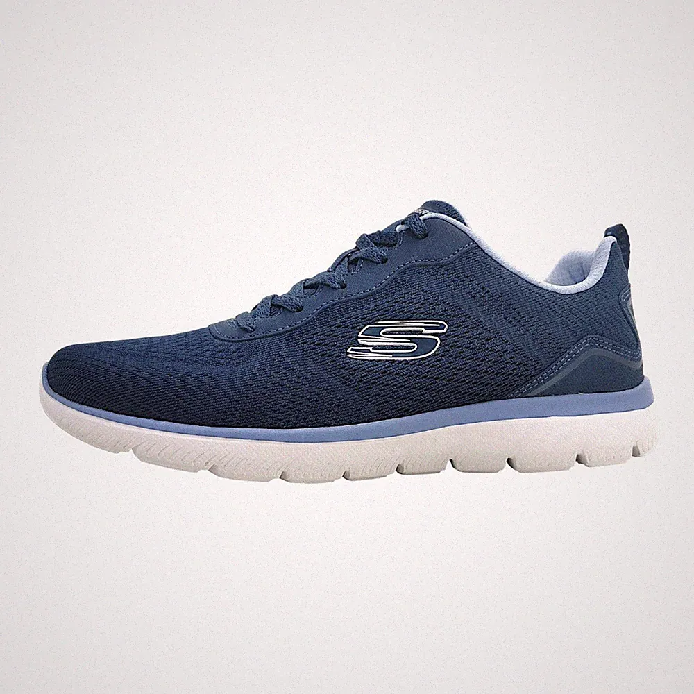 Skechers Summits Sportschuhe Damen Trainingsschuhe Laufschuh Blau Sport