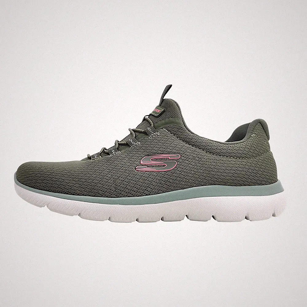 Skechers Summits - Summer Blush Sportschuhe Damen Laufschuhe Slipper Grün Freize