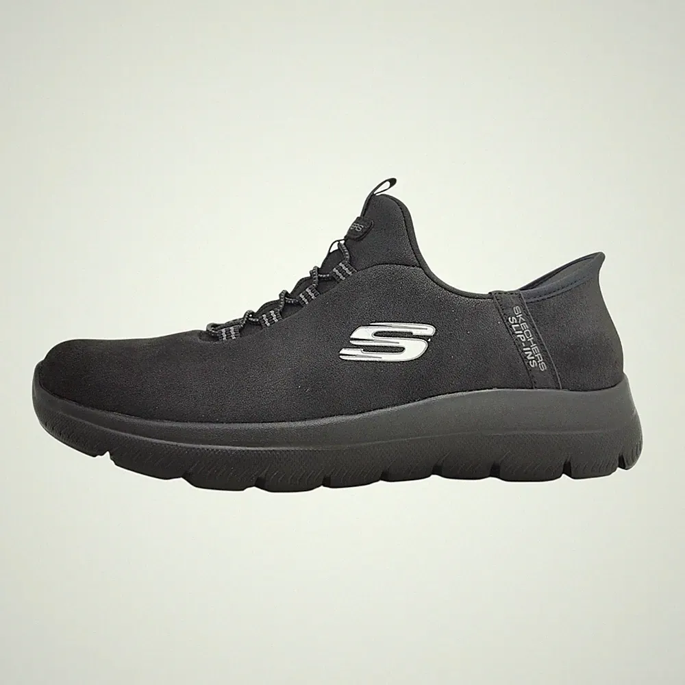 Skechers Summits - Unknown Trail Sportschuhe Damen Laufschuhe Slipper Schwarz Fr