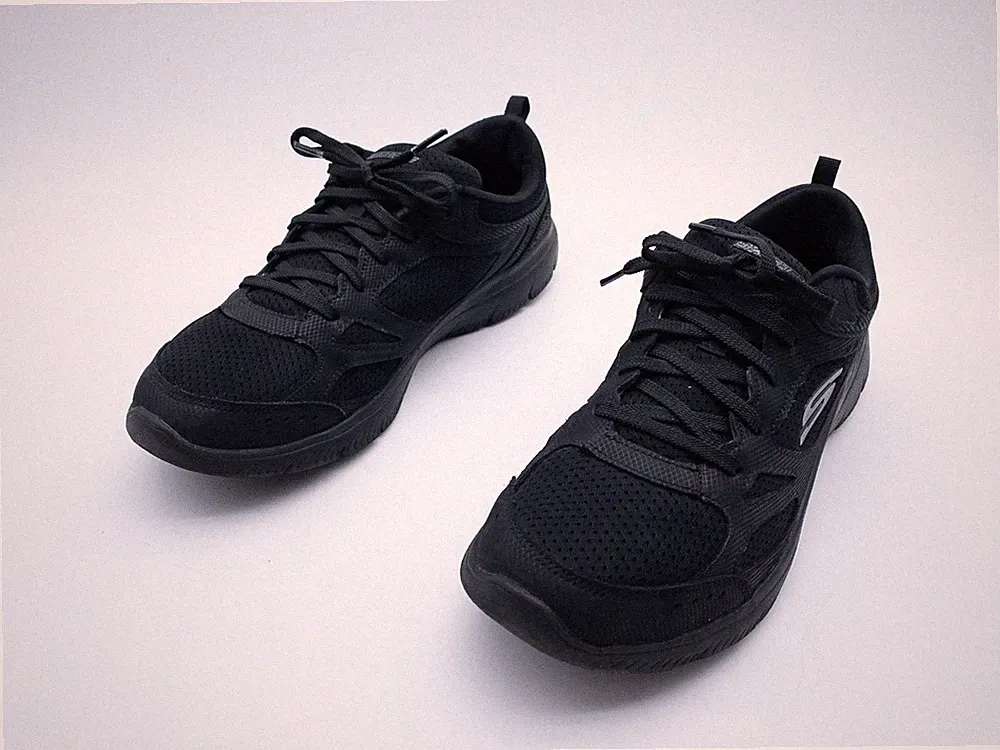 SKECHERS Unisex Turnschuhe Sneaker Sportschuhe Schwarz Gr. 41 EU Art. 40181-98
