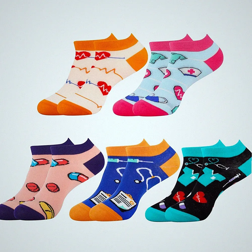 Sneaker Socken Damen Baumwolle bunt Kurze Knöchelhoch Laufsocken