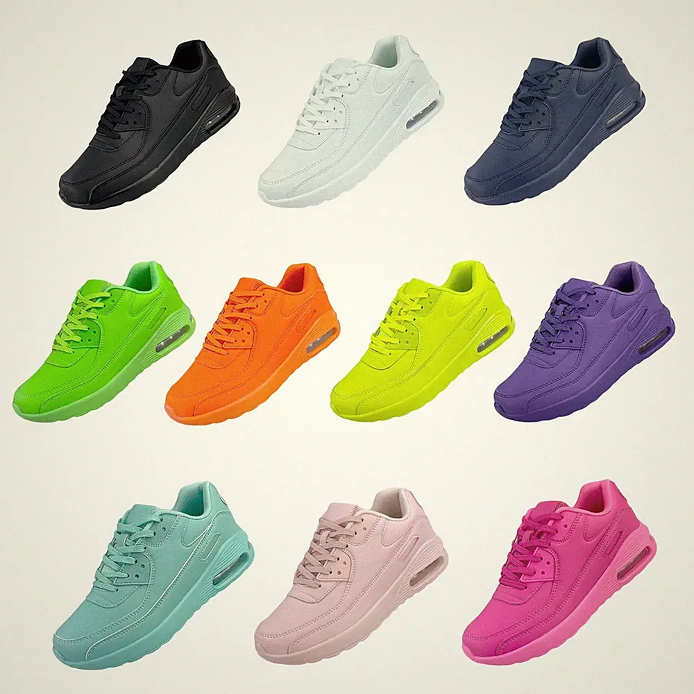 Atmungsaktive Damen Turnschuhe sportliche Laufschuhe Schnürschuhe