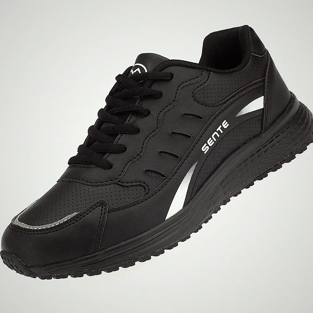 Sportschuhe Sneaker Turnschuhe Laufschuhe Schnürer Freizeit Schwarz Weiß 37 38