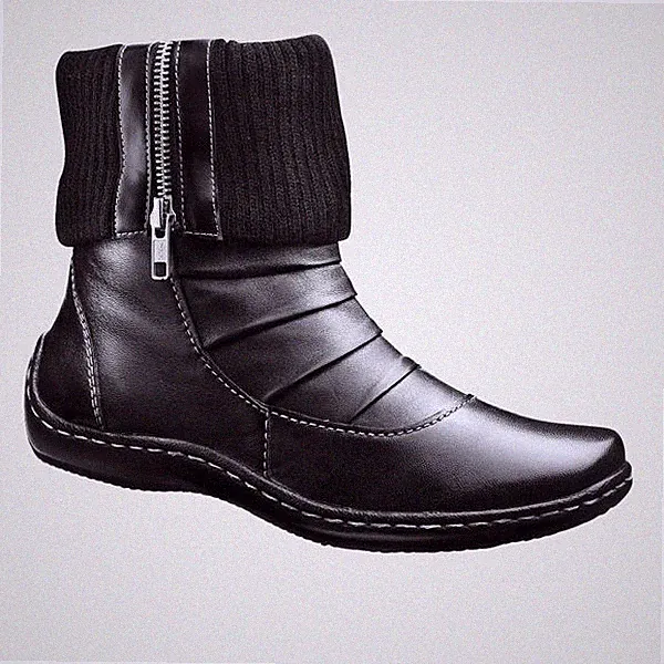 Stiefeletten Stiefel Damenschuhe Schuhe Leder von uno due tre Gr. 36 ( 3,5 )