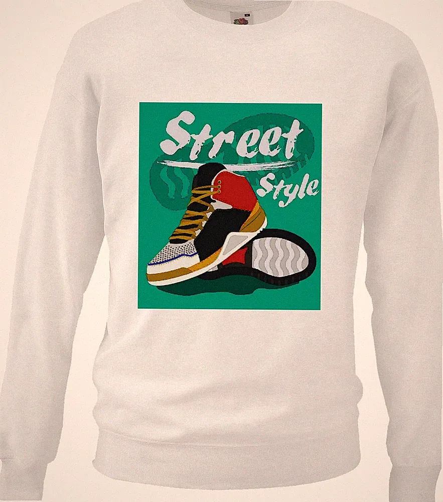 Sweatshirt STREET STYLE TURNSCHUHE SNEAKER LAUFSCHUHE SPORTSCHUHE