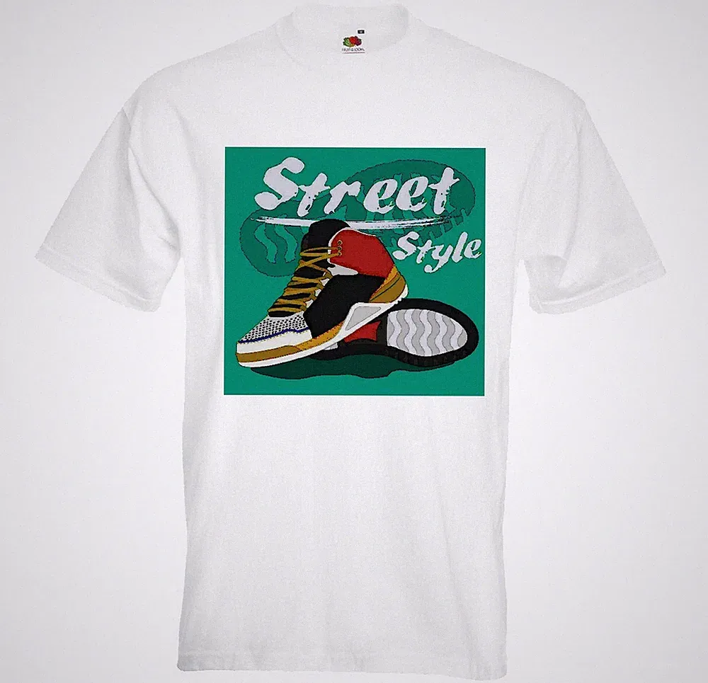 T-Shirt STREET STYLE TURNSCHUHE SNEAKER LAUFSCHUHE SPORTSCHUHE SPORTUNTERRICHT