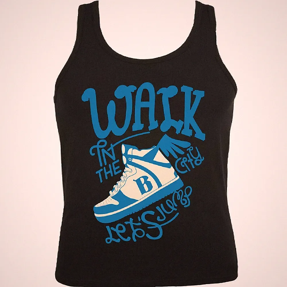 Tank Top Walk in the City Turnschuh Straßenschuh Laufschuh Sportschuh