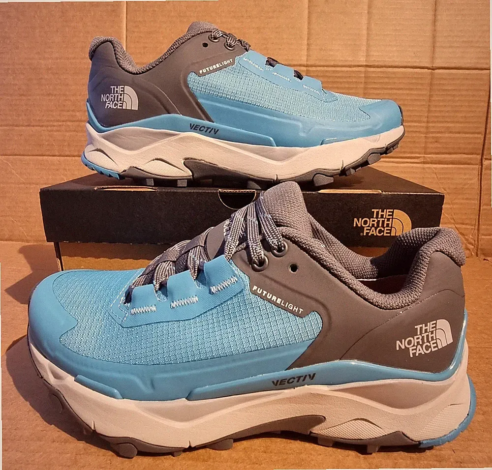 The North Face Damen UK4, wasserdichte Vectiv Futurelight Laufschuhe in blau