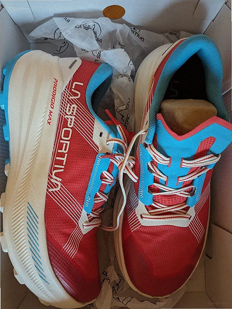 Trailrunning Laufschuhe La Sportiva Prodigio Max Gr. 40,5 Neu hibiskus/malibu