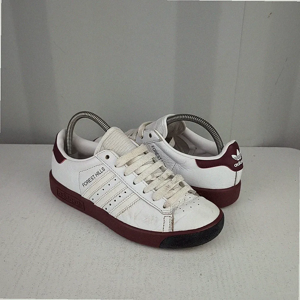 UK 4,5 - Adidas Forest Hills Sneaker Originals weiß rot Damenschuhe CQ2086X