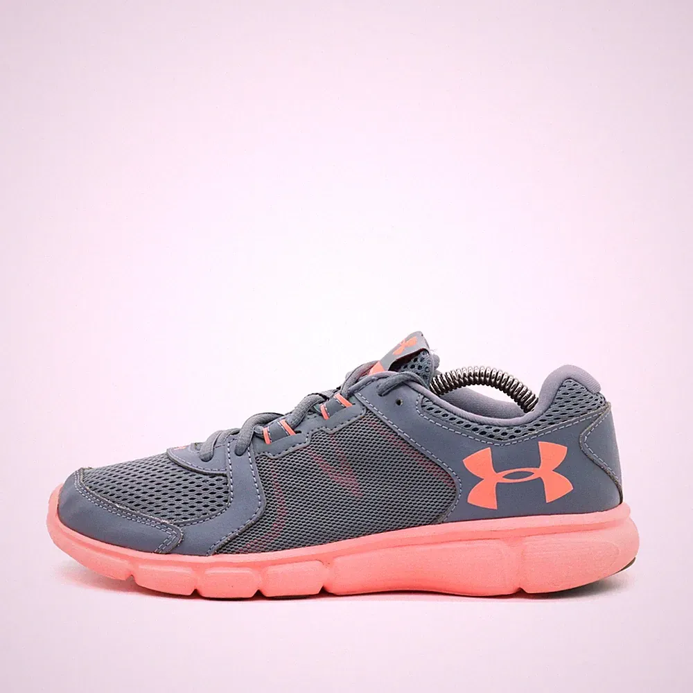 Under Armour Damen 1273956-003 Sneaker Grau/Pink Laufschuhe Laufschuh EU 38.5