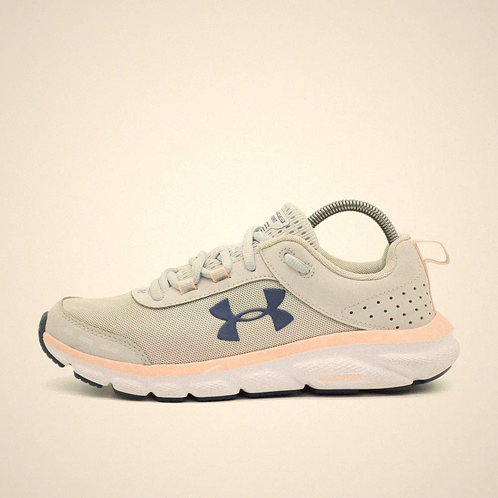 Under Armour Damen Charged Assert 8 Sneaker Grau/Navy Dämpfung Laufschuhe EU 38