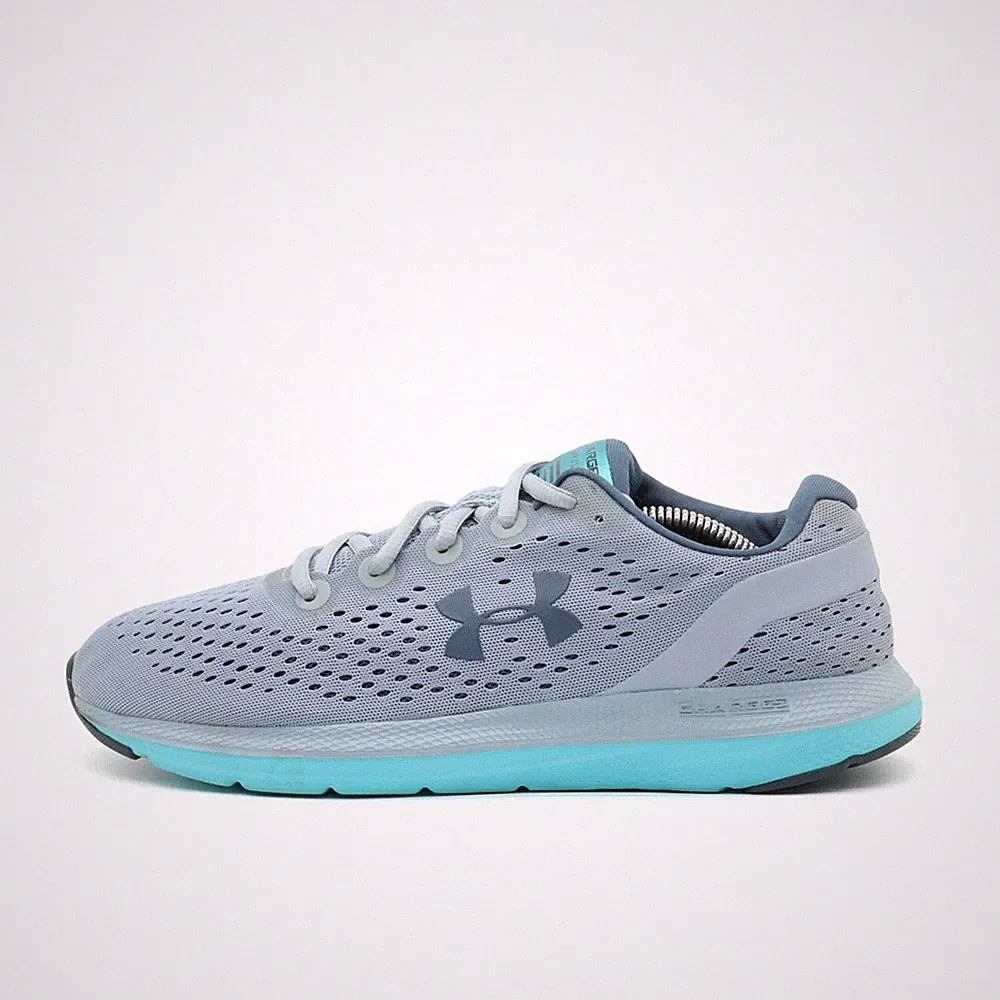 Under Armour Damen Charged Impulse Sneaker Blau Mesh Low-Top Laufschuhe EU 40,5