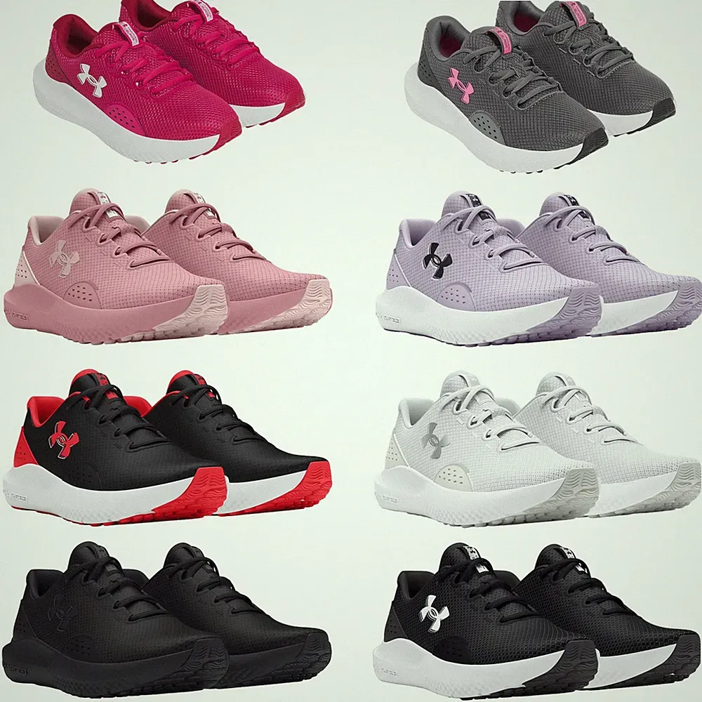 Under Armour Damen Charged Surge 4 Trainer Lauf Workout Fitnessschuhe UA