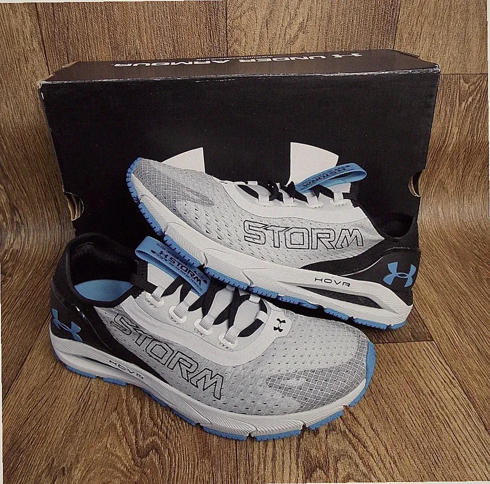 Under Armour HOVR Sonic 4 Storm Damen-Laufschuhe neu im Karton Original 5 UK Turnschuhe