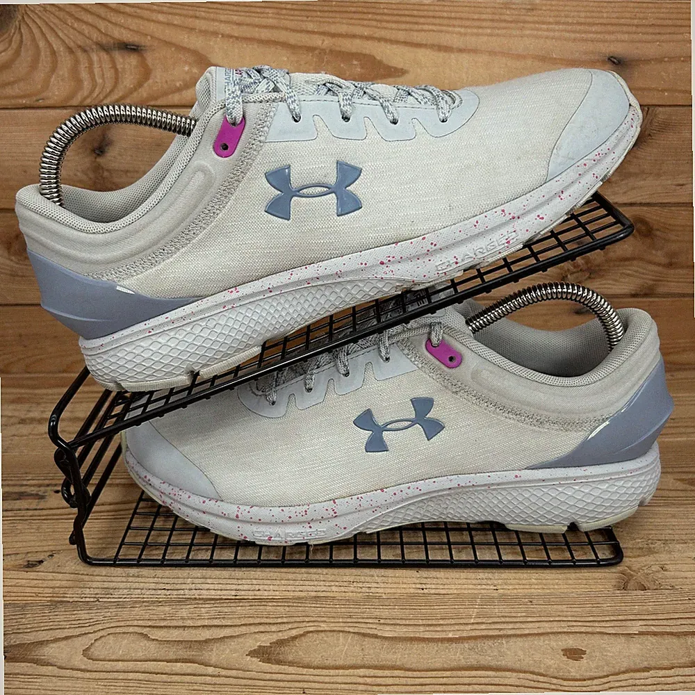 Under Armour Turnschuhe Damen Gr. UK 7,5 Charged Escape 3 Evo weiß blau Schuhe UA