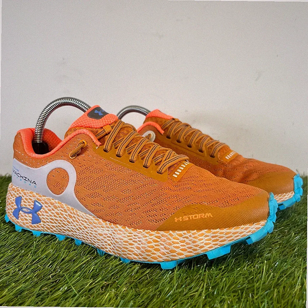 Under Armour Turnschuhe Größe 6,5 Damen orange HOVR Machina Offroad-Laufschuhe