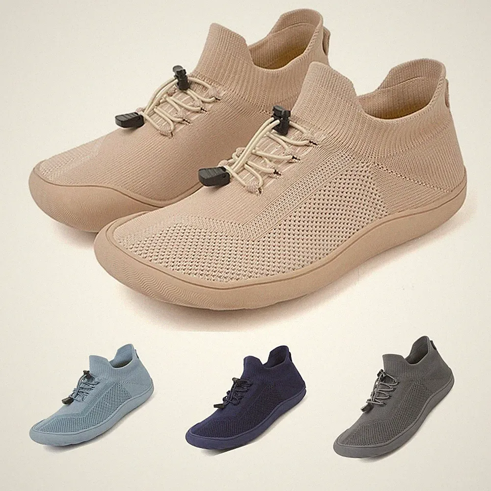 Unisex Barfußschuhe Herren Traillaufschuhe Weich Leicht Fitnessschuhe Sneaker DE