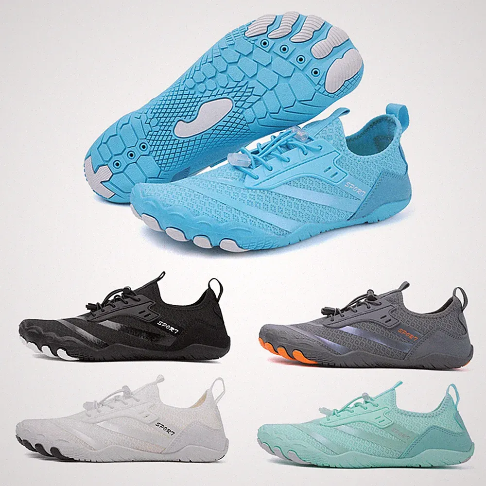 Weiß Barfußlaufschuhe