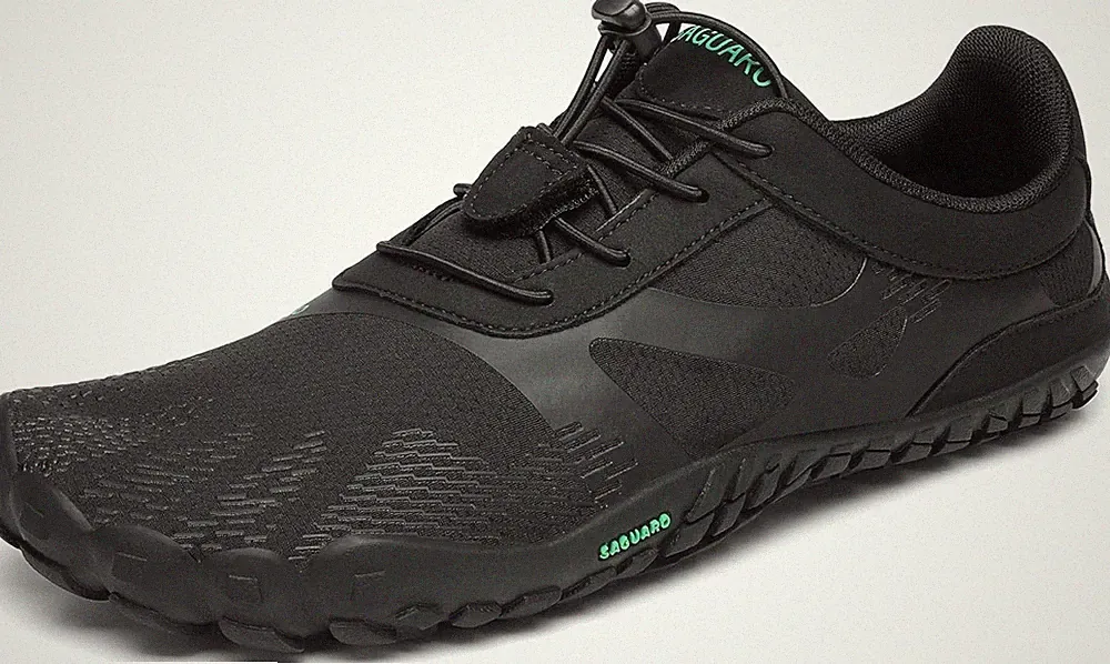 Unisex Barfußschuhe Wandern Atmungsaktiv Gummi Schnellverschluss