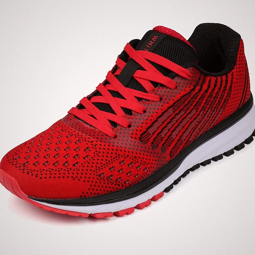 Unisex Laufschuhe Damen Herren Schuhe sportlich rot Größe 36-47