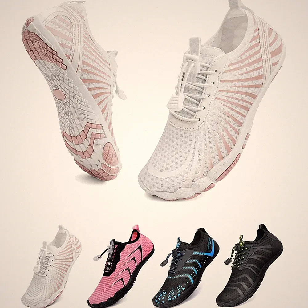 Unisex Wasserschuhe Barfußschuhe Badeschuhe Wasserschuhe Traillaufschuhe Ruts...