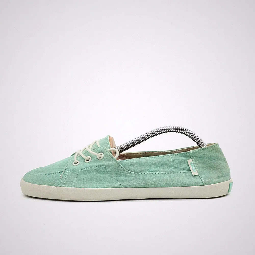 VANS Damen VN-0KBB7Y6 Sneaker Türkis Textil Niedrig Leicht Casual Low-Top EU 38