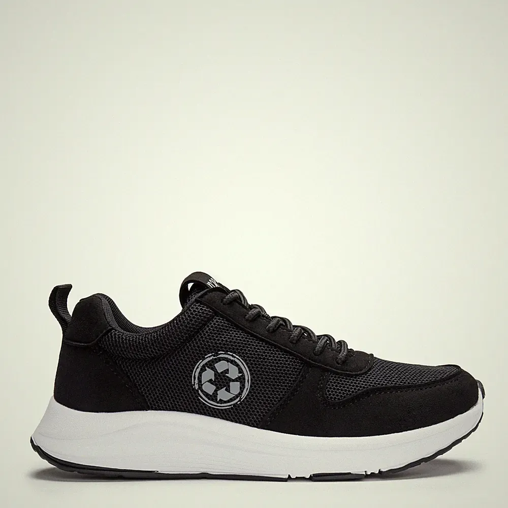 Vegane Low-Top Laufschuhe Trainer aus recycelten- PET gefüttert EVA-Gummi Leicht