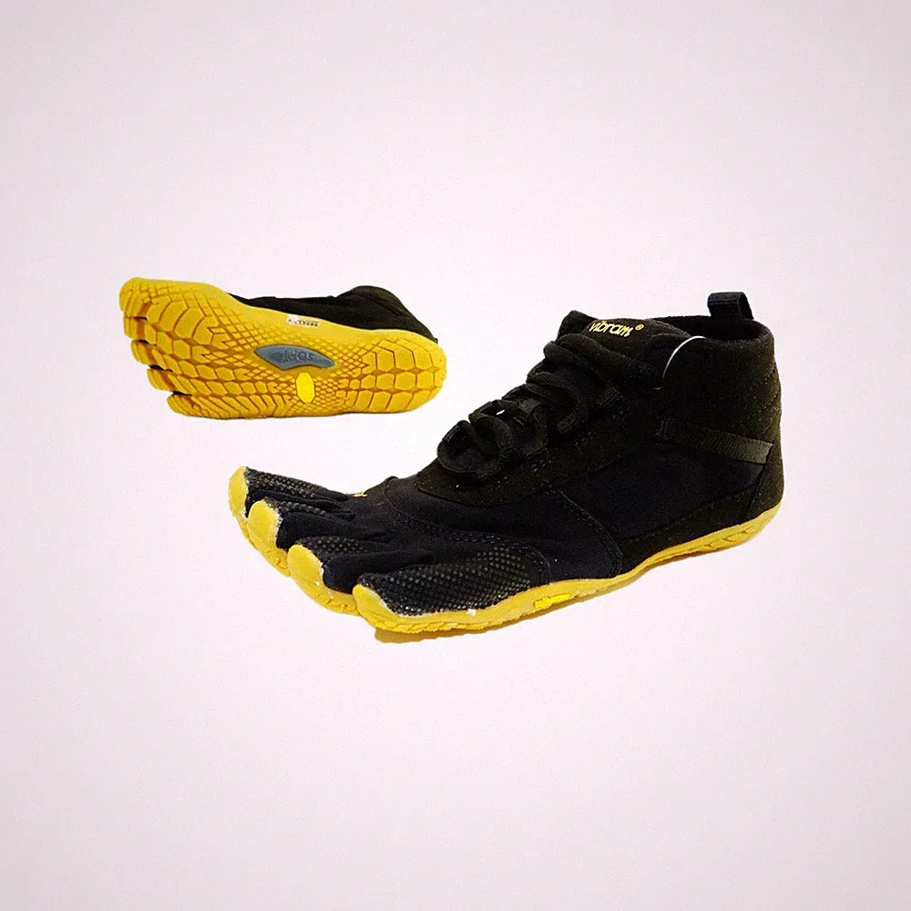 Vibram FiveFingers Sneaker V-TREK Black Gum Outdoor Barfußschuhe Laufschuhe 37