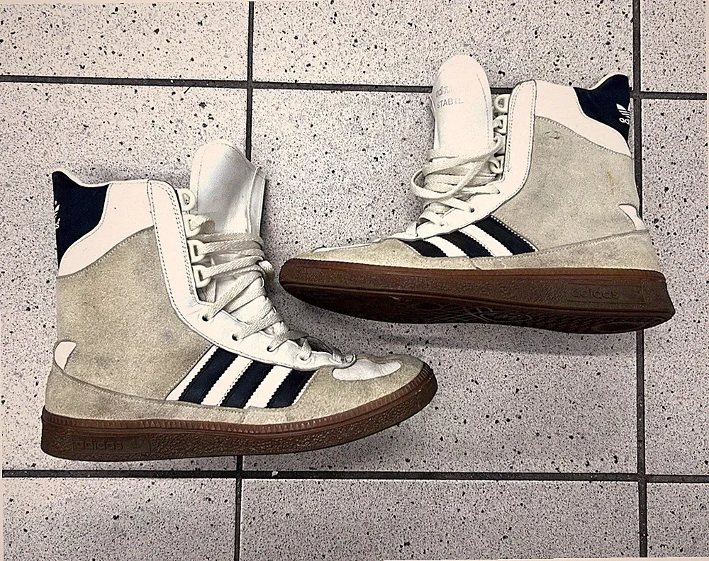 Vintage Adidas Adimed Stabil Schuhe Boots Gr. 39 UK 6