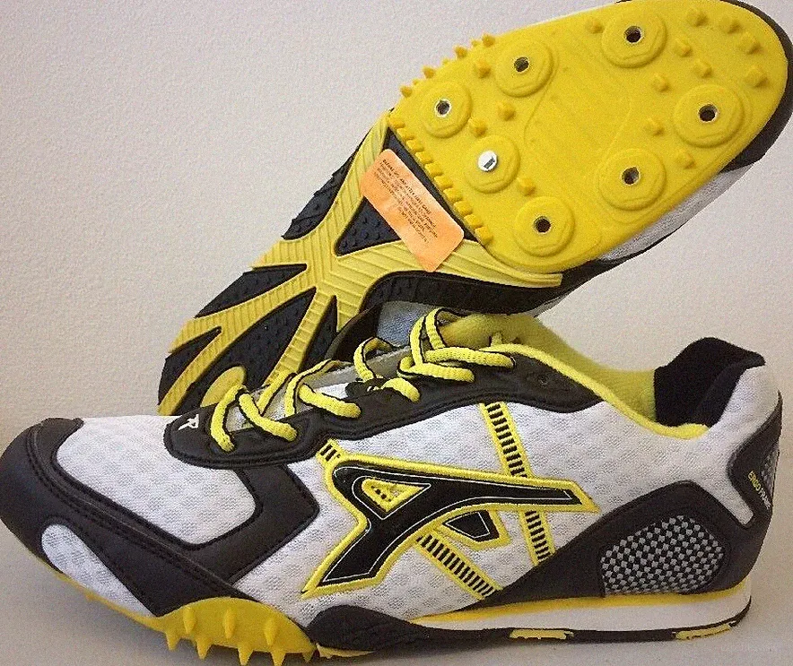 Vintage Run365 Athena Herren Lauf Spikes Ultra Light Schuhe UK 8 T56