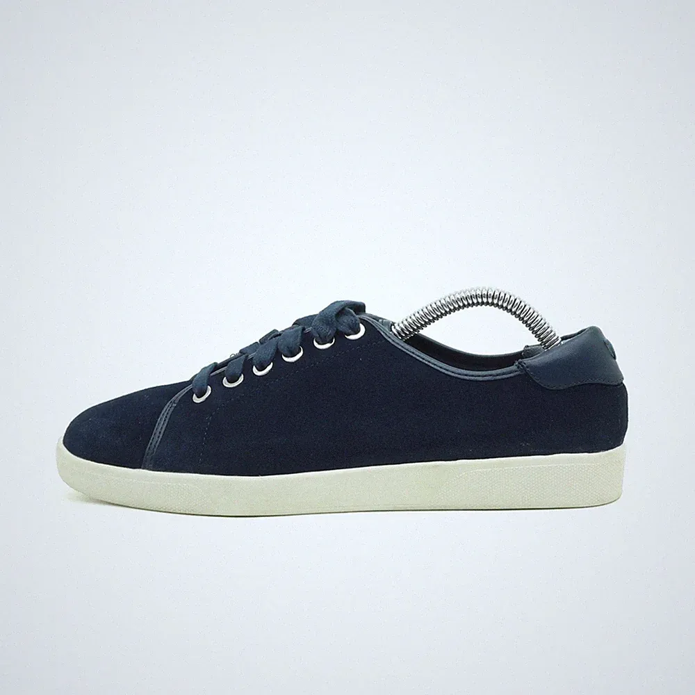 Vionic Damen Low-Top Sneaker Blau Wildleder Komfort, Classic Casual EU 38