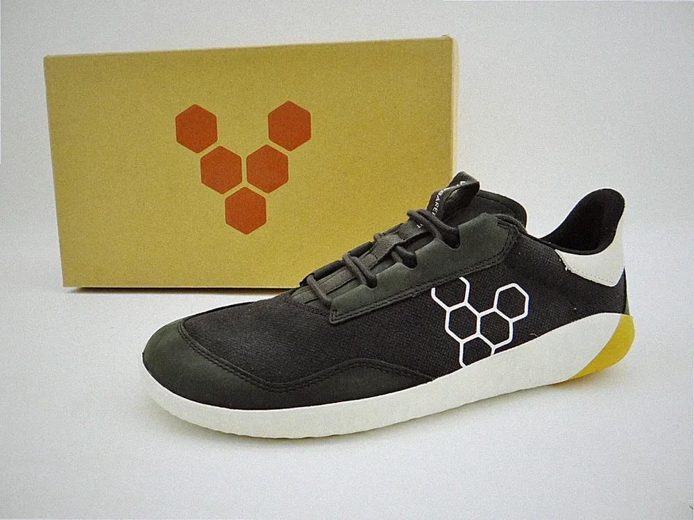 VivoBarefoot GEO SHELL Schwarz Sneaker Barfußschuhe Laufschuhe Damen Gr.41