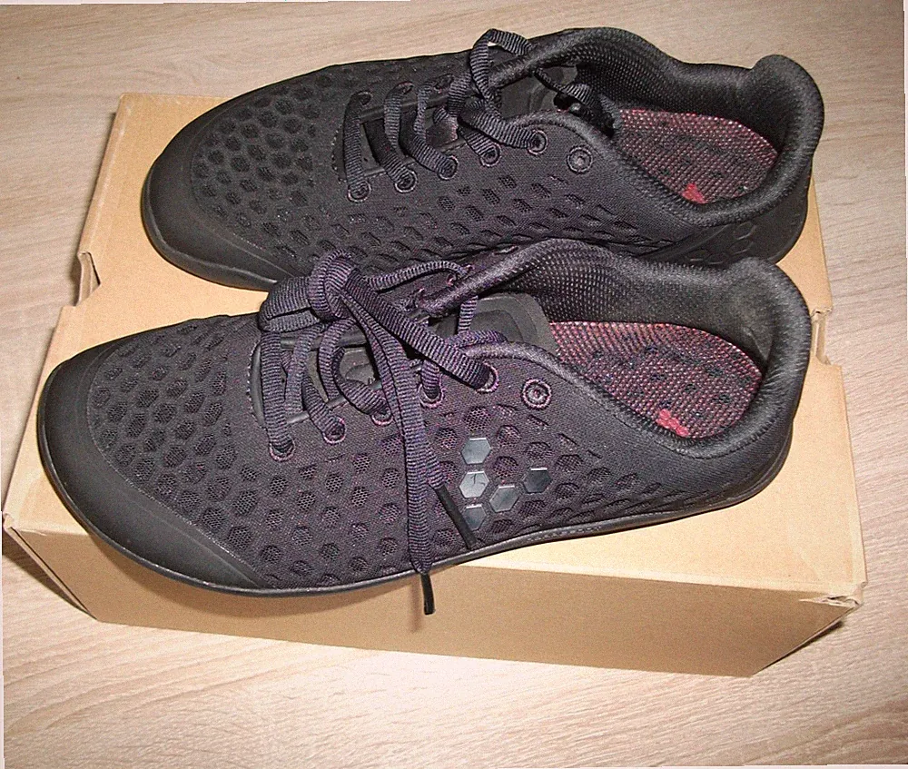 Vivobarefoot Stealth II Schwarz Sneaker Barfußschuhe Barefoot Laufschuhe Gr.35