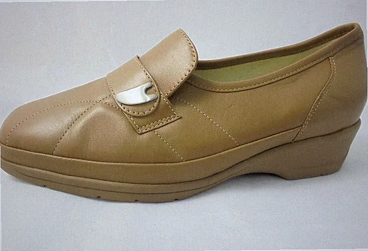 Waldläufer Slipper Halbschuhe Schuhe Damen Bequeme Leder Weite H 5 38