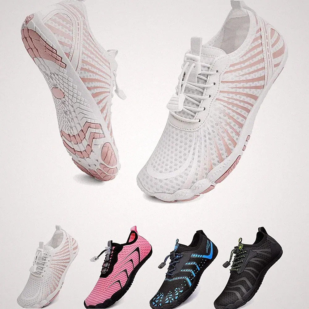 Wasserschuhe Unisex Badeschuhe Rutschfest Schnell trocknend Traillaufschuhe G...