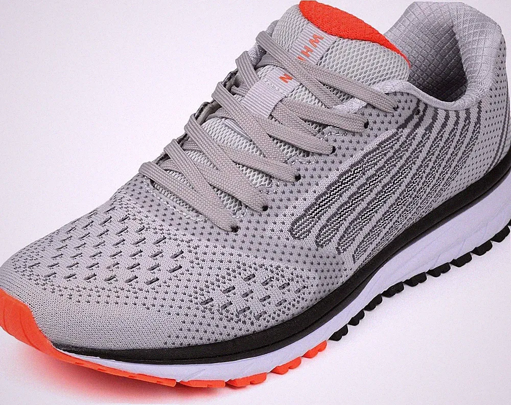 WHITIN Laufschuhe Herren Damen Grau Gr.43 Sportschuhe Sneaker Unisex