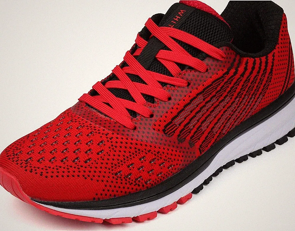 WHITIN Laufschuhe Rot Gr.43 Herren Damen Sneaker Sportschuhe Unisex