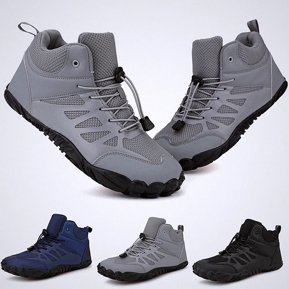 Winter Barfußschuhe Herren Damen Warm Winterschuhe Breite Zehen Traillaufschuhe1