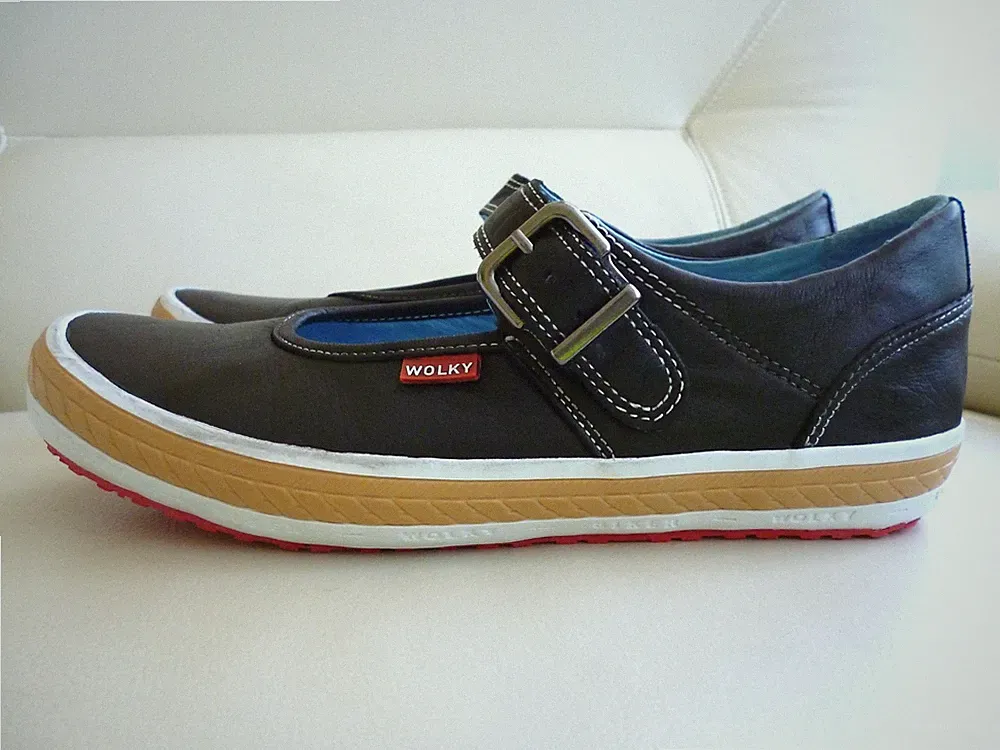 Wolky Komfort Riemchen-Schuhe Echtleder Schwarz Gr.38G ✅ NEUw. Einlagen NP 150 €